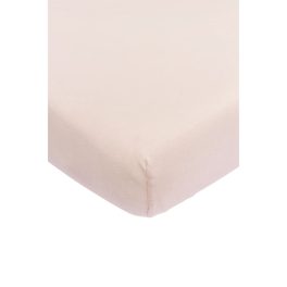 Gumis lepedő babaágyba - Púderrózsaszín - 40x90