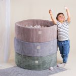 Labdamedence- Prémium kordbársony - Szürke