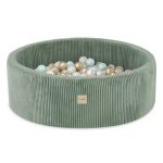 Labdamedence- Prémium kordbársony - Zöld