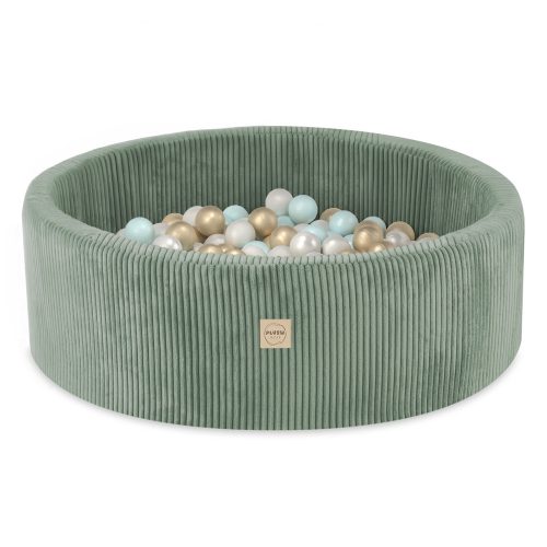 Labdamedence- Prémium kordbársony - Zöld