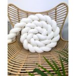 Prémium velúr fonott rácsvédő - Fehér