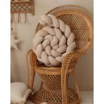 Prémium velúr fonott rácsvédő - Bézs