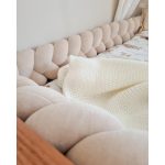 Prémium velúr fonott rácsvédő - Bézs