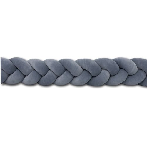 Prémium velúr fonott rácsvédő - Sötétszürke