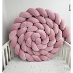 Prémium velúr fonott rácsvédő - Piszkosrózsaszín