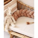 Prémium velúr fonott rácsvédő - Karamell