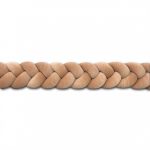 Prémium velúr fonott rácsvédő - Karamell