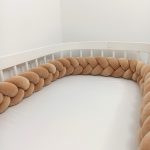 Prémium velúr fonott rácsvédő - Karamell