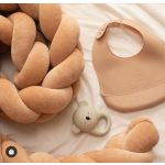 Prémium velúr fonott rácsvédő - Karamell