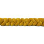 Prémium velúr fonott rácsvédő - Mustársárga