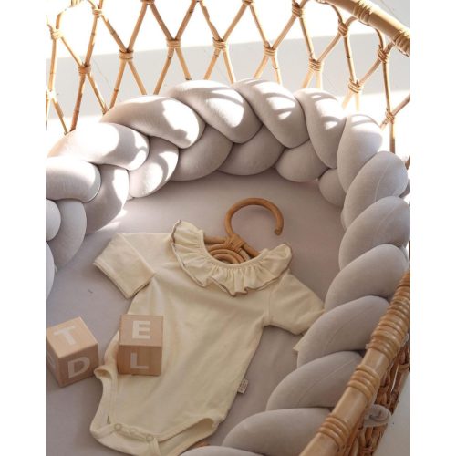 Prémium velúr fonott rácsvédő - Világosszürke