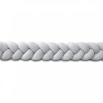 Prémium velúr fonott rácsvédő - Világosszürke