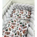 Prémium velúr fonott rácsvédő - Világosszürke