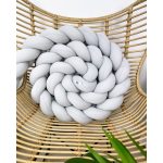 Prémium velúr fonott rácsvédő - Világosszürke