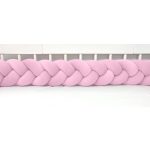 Prémium velúr fonott rácsvédő - Babarózsaszín