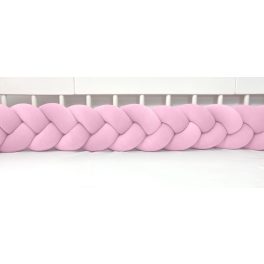 Prémium velúr fonott rácsvédő - Babarózsaszín