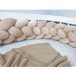 Prémium velúr fonott rácsvédő - Bézs (Négyes fonat)