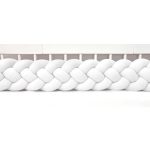 Prémium velúr fonott rácsvédő - Fehér (Négyes fonat)