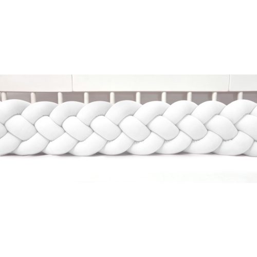 Prémium velúr fonott rácsvédő - Fehér (Négyes fonat)