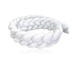 Prémium velúr fonott rácsvédő - Fehér (Négyes fonat)