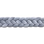 Prémium velúr fonott rácsvédő - Hamuszürke  (Négyes fonat)