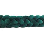 Prémium velúr fonott rácsvédő - Smaragdzöld (Négyes fonat)