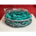 Prémium velúr fonott rácsvédő - Smaragdzöld (Négyes fonat)