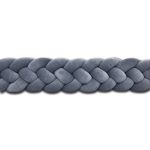 Prémium velúr fonott rácsvédő - Sötétszürke (Négyes fonat)