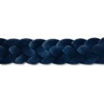 Prémium velúr fonott rácsvédő - Sötétkék (Négyes fonat)