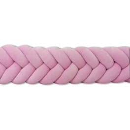 Baby Pink velúr fonott rácsvédő (Halszálka fonat)