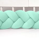 Prémium velúr fonott rácsvédő - Menta