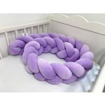 Prémium velúr fonott rácsvédő - Levendula