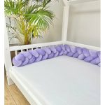 Prémium velúr fonott rácsvédő - Levendula