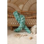 Prémium velúr fonott rácsvédő - Tiffany kék