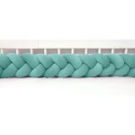 Prémium velúr fonott rácsvédő - Tiffany kék