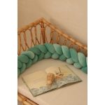 Prémium velúr fonott rácsvédő - Tiffany kék