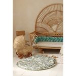 Prémium velúr fonott rácsvédő - Tiffany kék