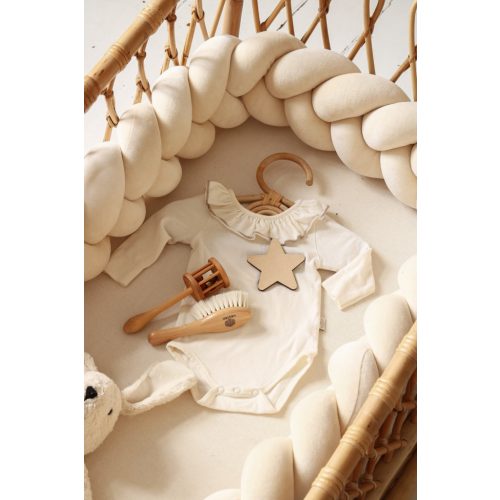 Prémium velúr fonott rácsvédő - Vaníliakrém