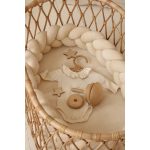 Prémium velúr fonott rácsvédő - Vaníliakrém