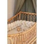 Prémium velúr fonott rácsvédő - Vaníliakrém