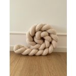 Prémium Teddy Fonott Rácsvédő - Világos Bézs