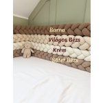 Prémium Teddy Fonott Rácsvédő - Világos Bézs