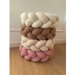 Prémium Teddy Fonott Rácsvédő - Világos Bézs