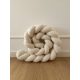 Prémium Teddy Fonott Rácsvédő - Krém (Négyes fonat)