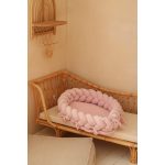 Luxury Fonott Babafészek Púderrózsaszín