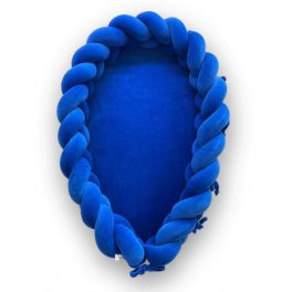 Luxury Fonott Babafészek Royal Blue