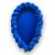Luxury Fonott Babafészek Royal Blue
