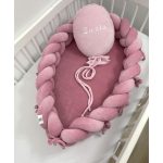 Luxury Fonott Babafészek Piszkosrózsaszín