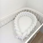 Luxury Fonott Babafészek Fehér