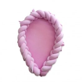Luxury Fonott Babafészek Candy Pink